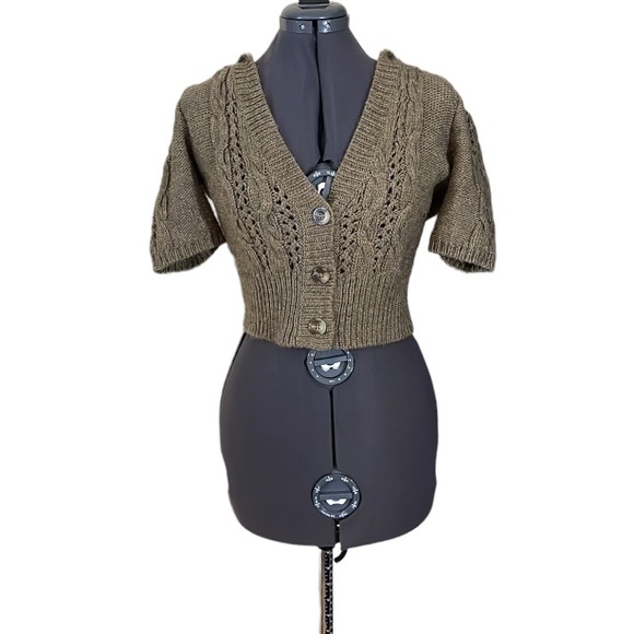 2/$25 Aeropostale Knit Cardigan with Hood Size Large - Picture 2 of 16